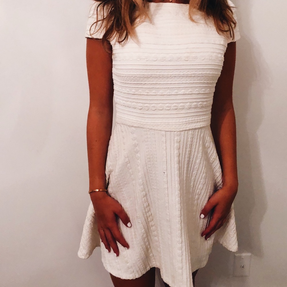 white dress
